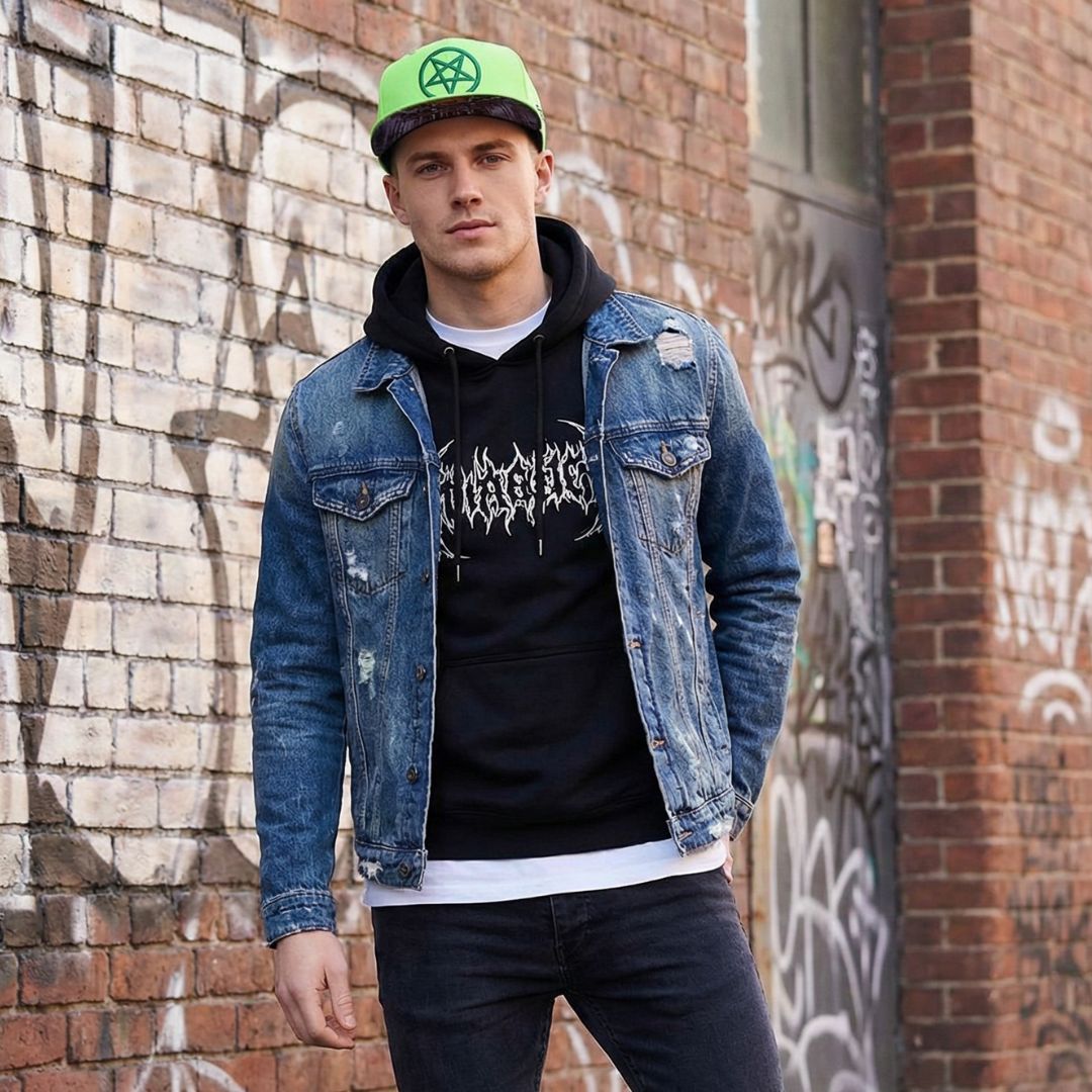 Czapka z daszkiem Przeklętej Posiadłości - Neonowa zieleń