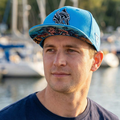 Casquette Snapback Njord - Bleue