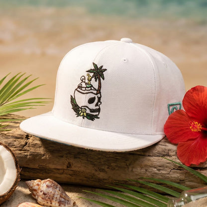 LIMITED EDITION Laid Back Summer Snapback - White