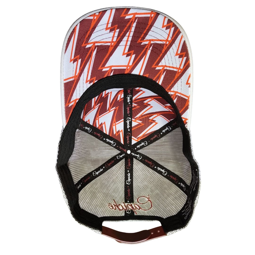 Gorra Trucker Zeus griega limpia - Gris