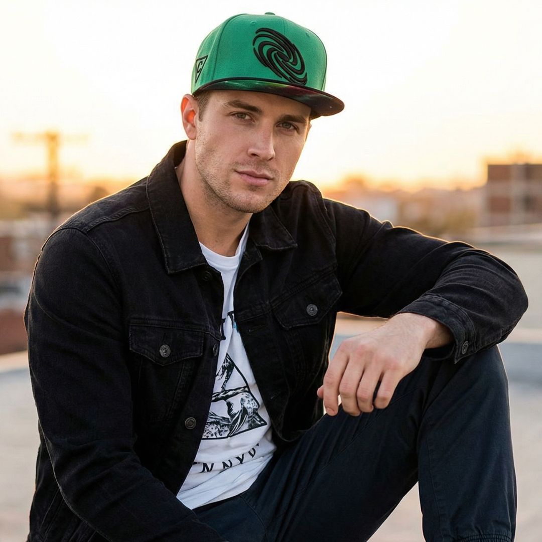 Snapback Galaxy verde