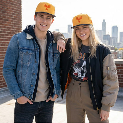 Snapback Phoenix - żółto-czarny