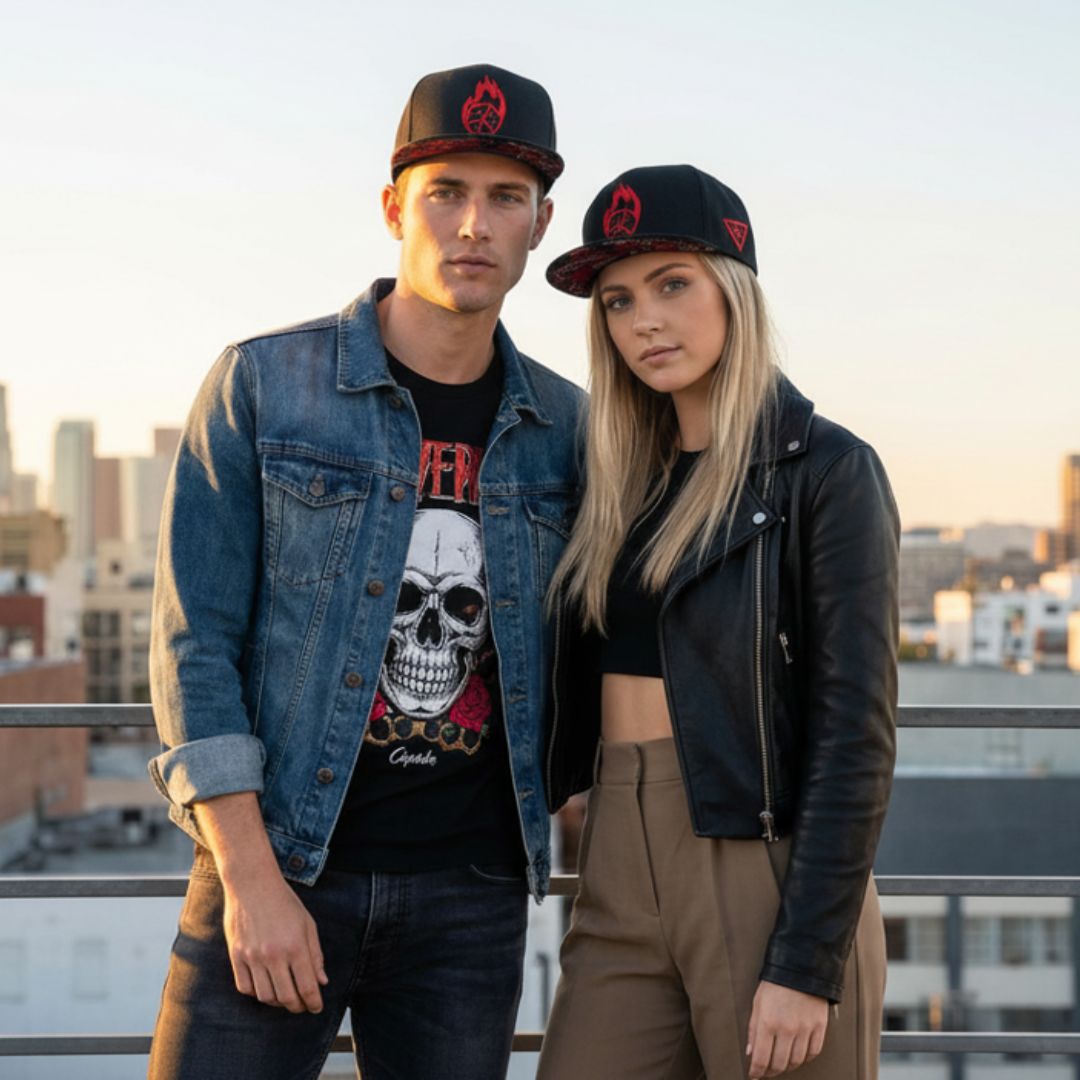 Casquette Snapback Dice - Noir