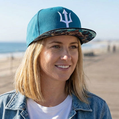 Casquette Snapback Poséidon - Bleu/Noir