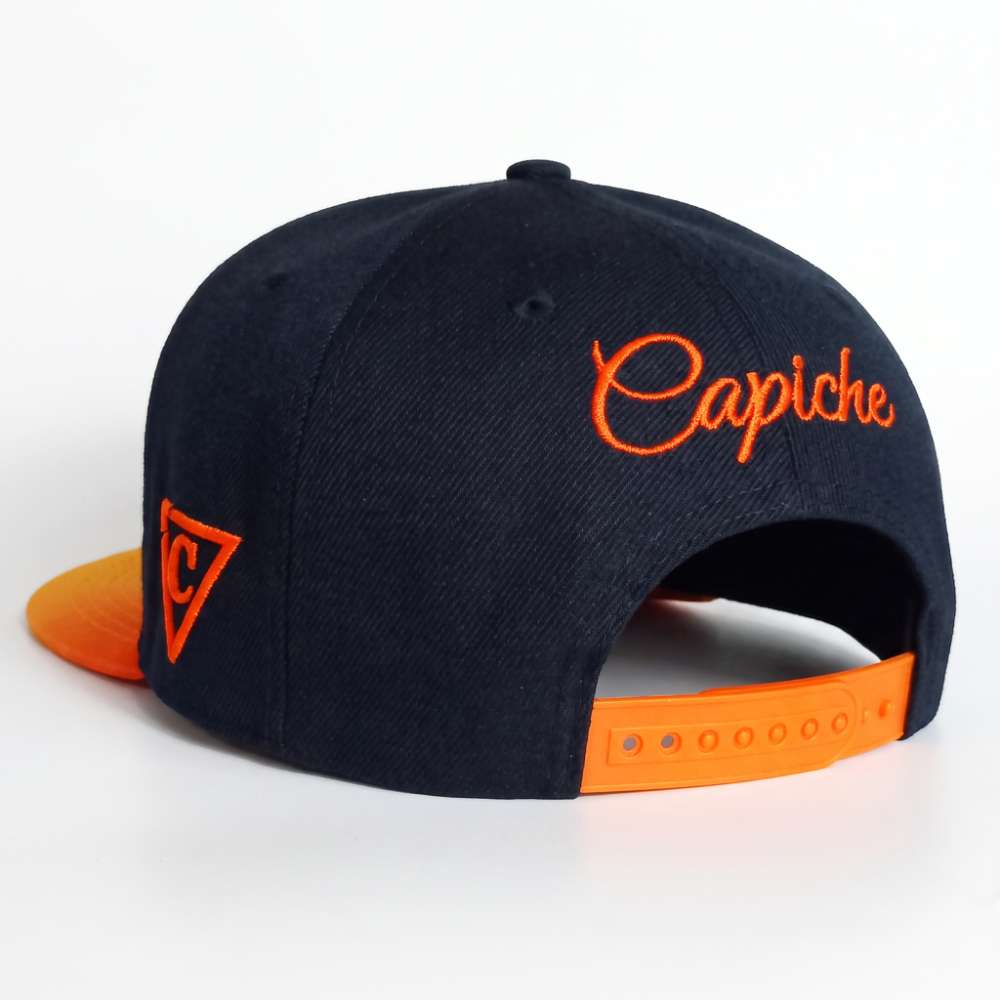 Beatboxer Snapback - Black/Orange Ombre