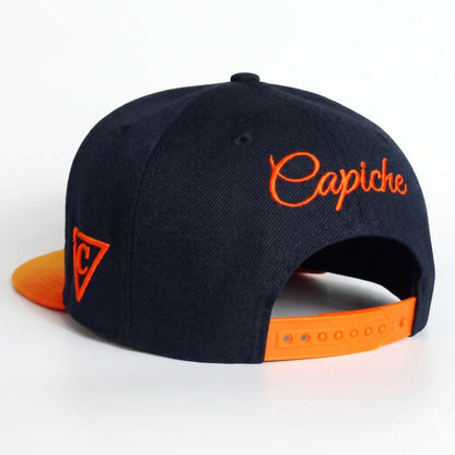 Beatboxer Snapback - Black/Orange Ombre
