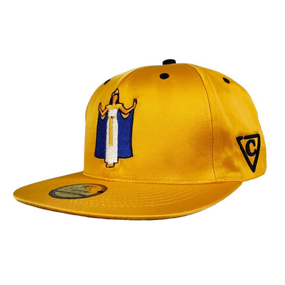 LIMITED EDITION Egyptian Night Snapback - Yellow Satin