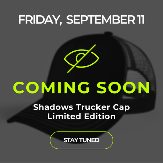 [Sept 11] LIMITED EDITION Shadows Trucker Cap - Dark Burgundy