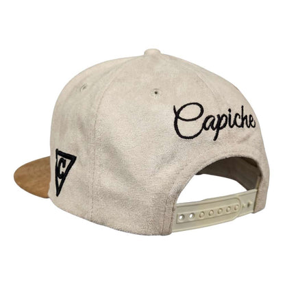 Casquette Snapback Cowboy Duel - Daim beige clair