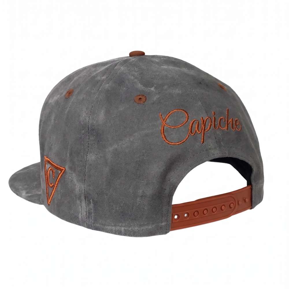Bar Fight Snapback - Grey Washed Fabric