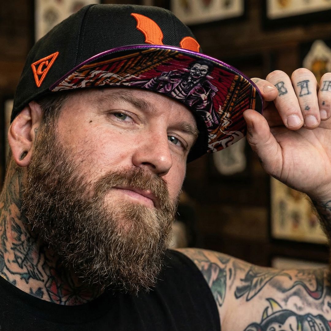 Cappellino Snapback Vampire - Nero/Viola metallizzato