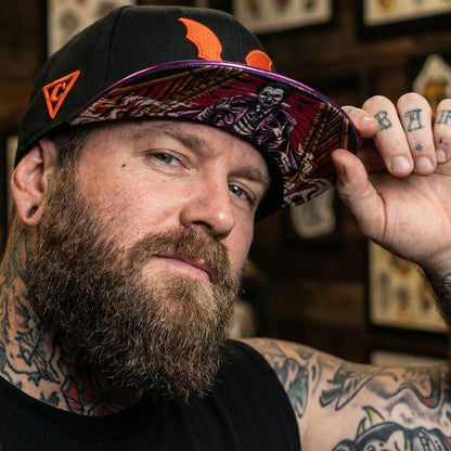 Cappellino Snapback Vampire - Nero/Viola metallizzato