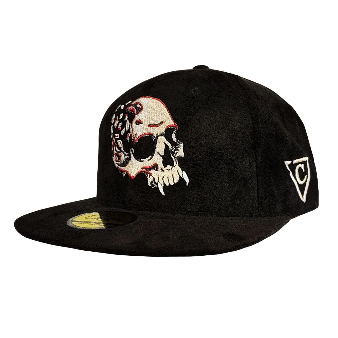 LIMITED EDITION Deadly Cave Snapback - Zwart suède