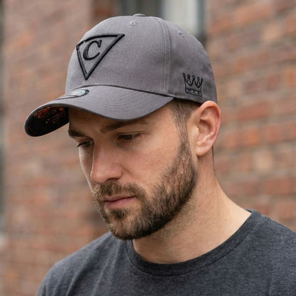 Cappellino da baseball Hungry Lion Curved - Grigio