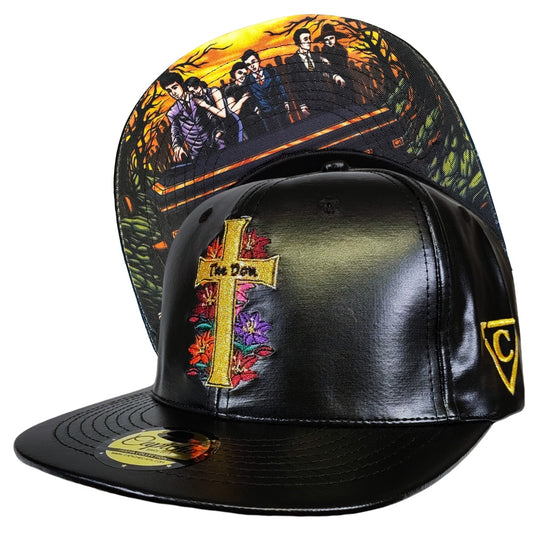 The Don is Gone Snapback No. 4 - Black Artificial Leather