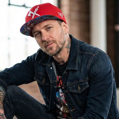 Cappellino Shaolin Snapback - Rosso