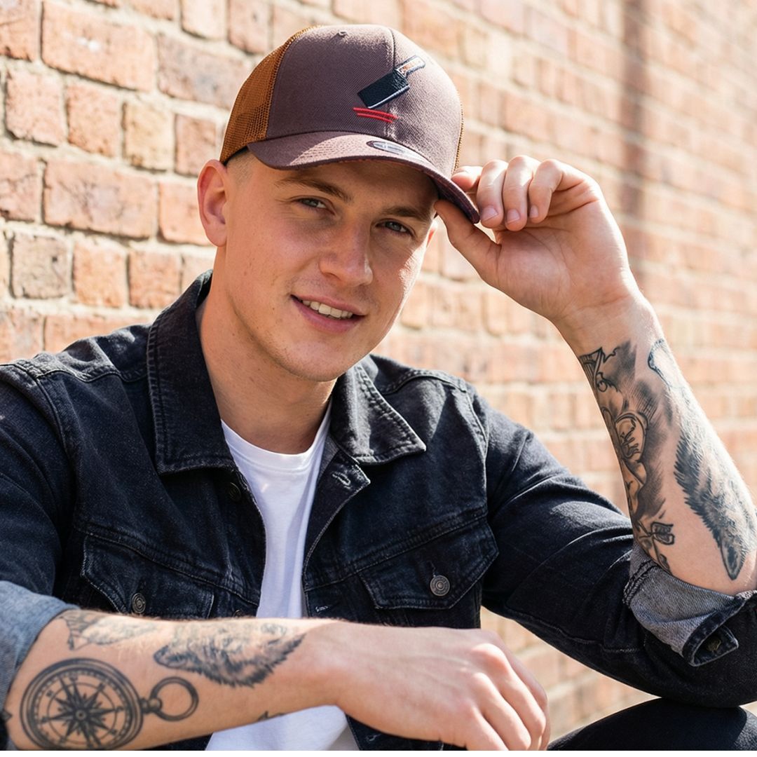 The Butcher Trucker Cap - Brown | CAPICHE CAPS