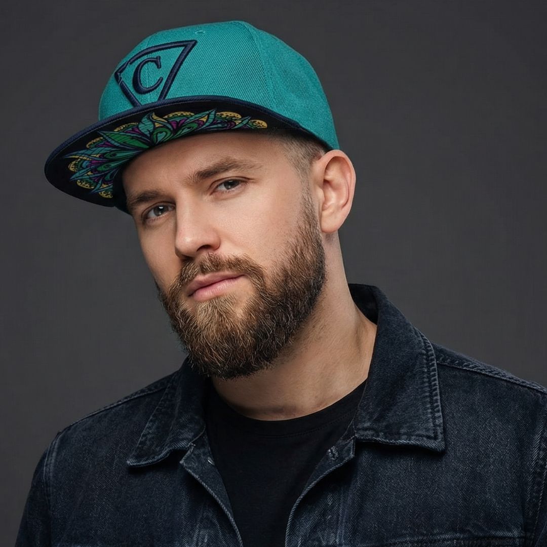 Green Flow Snapback - Green/Black