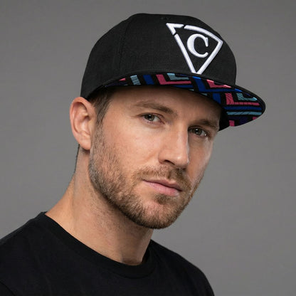 Cappellino Snapback Zig-Zig - Nero