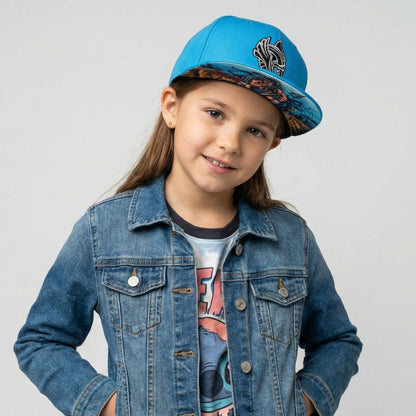 Casquette Snapback Njord pour enfant - Bleue