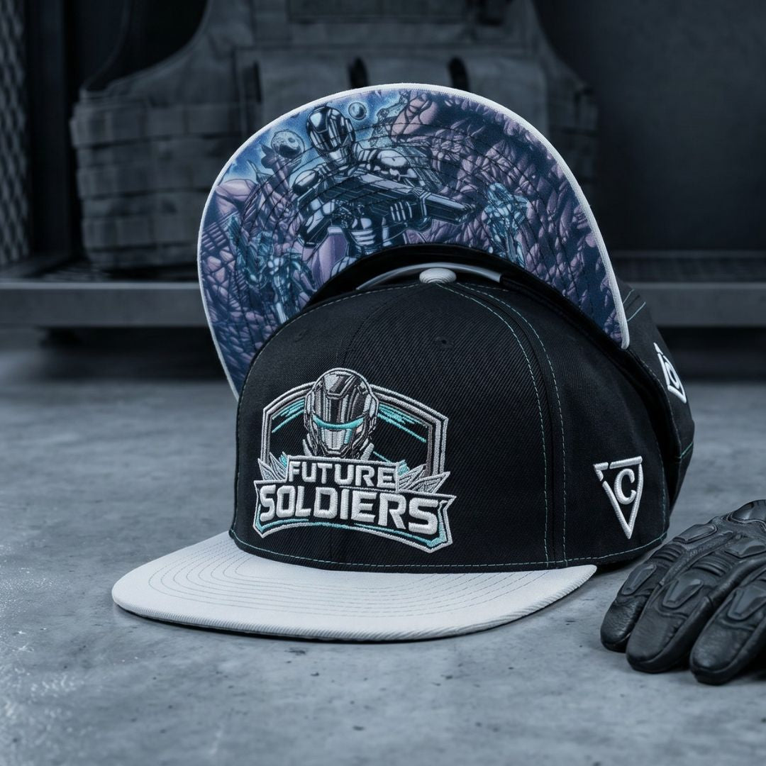 Czapka snapback Future Soldiers – czarna/biała