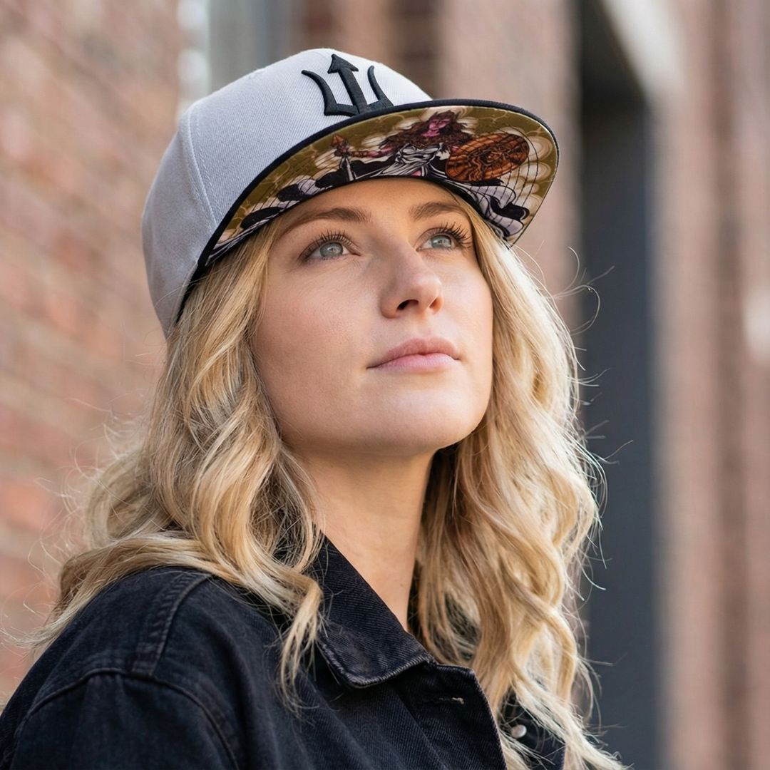 Casquette Athena Snapback - Gris/Noir