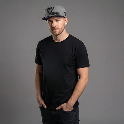 Black Widow Snapback - Grau/Schwarz