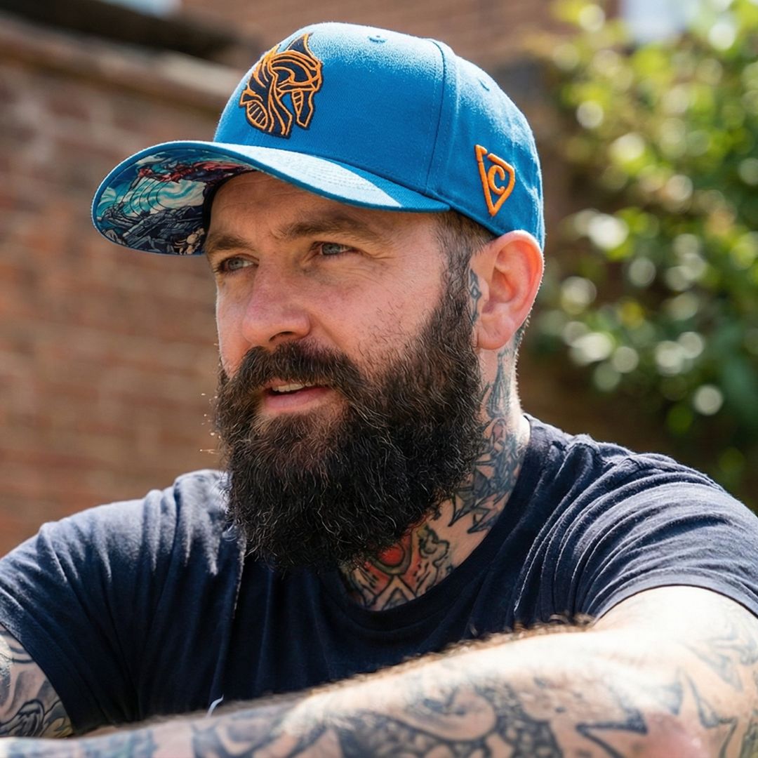 Casquette de baseball incurvée Thor - Bleue