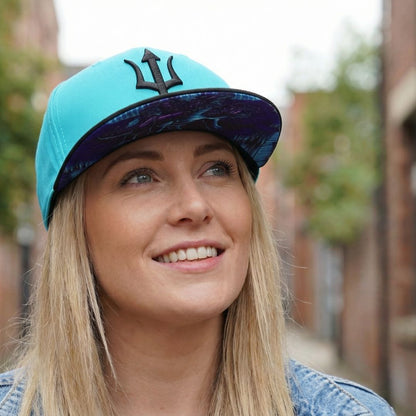 Casquette Cerberus Snapback - Bleu/Noir