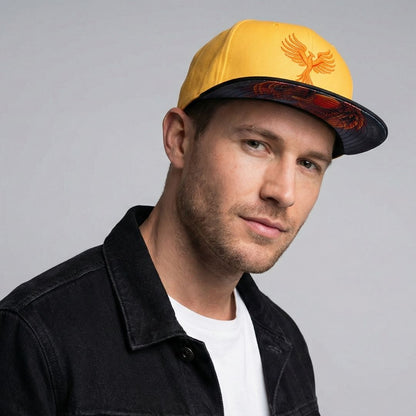 Snapback Phoenix - żółto-czarny