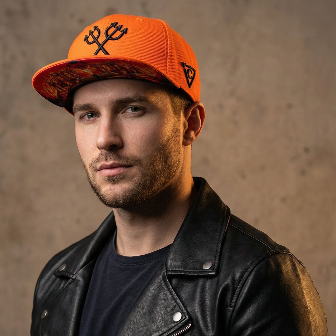 Casquette Devil's Gate Snapback - Orange fluo