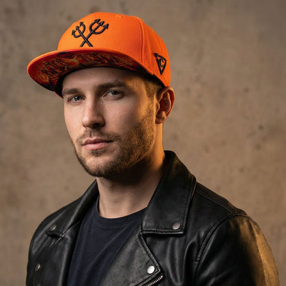 Casquette Devil's Gate Snapback - Orange fluo