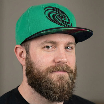 Snapback Galaxy verde