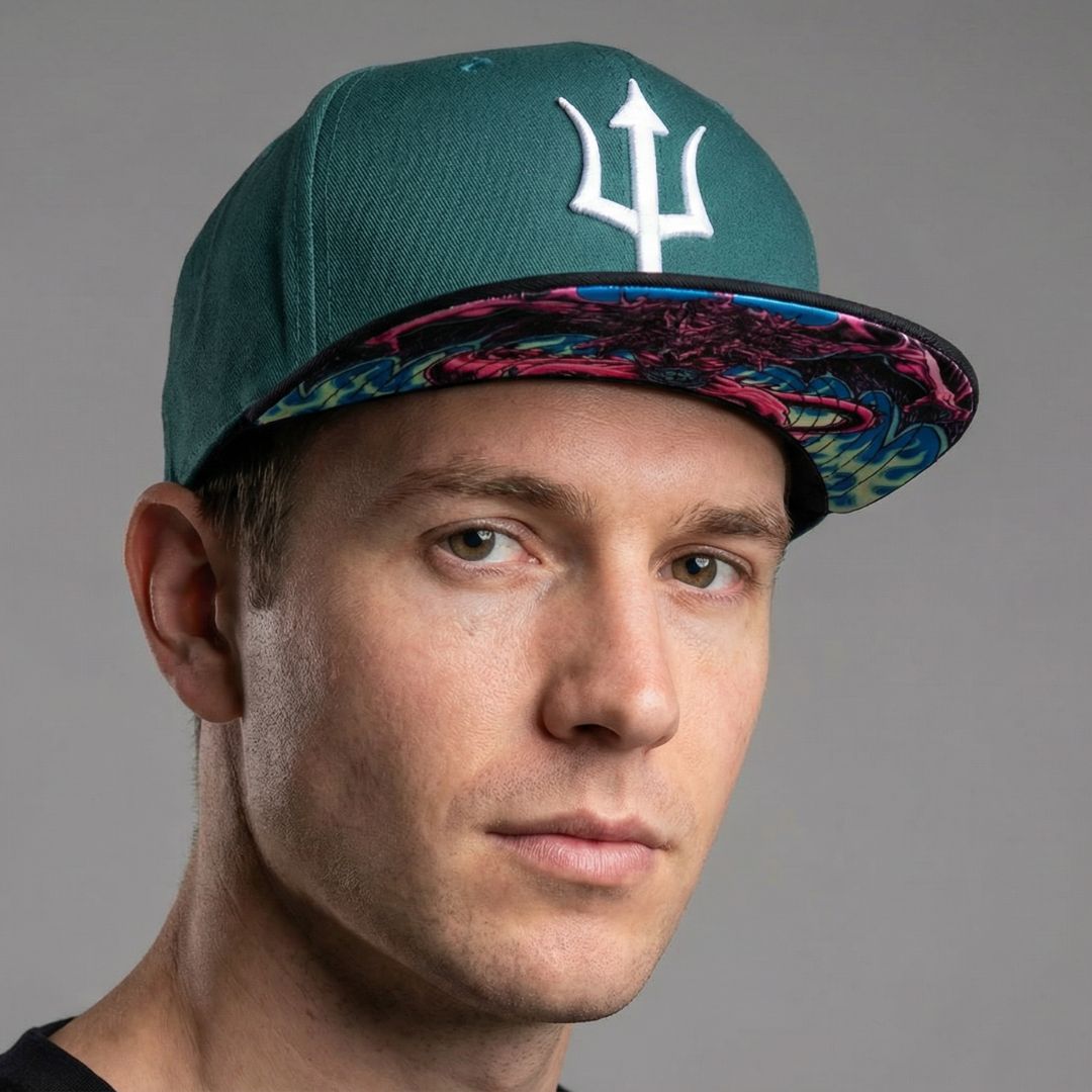 Cappellino Snapback Typhon - Verde acqua/Nero