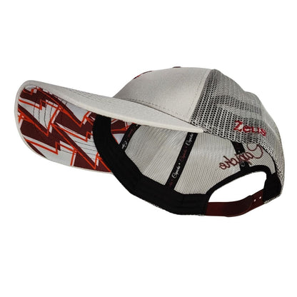 Gorra Trucker Zeus griega limpia - Gris