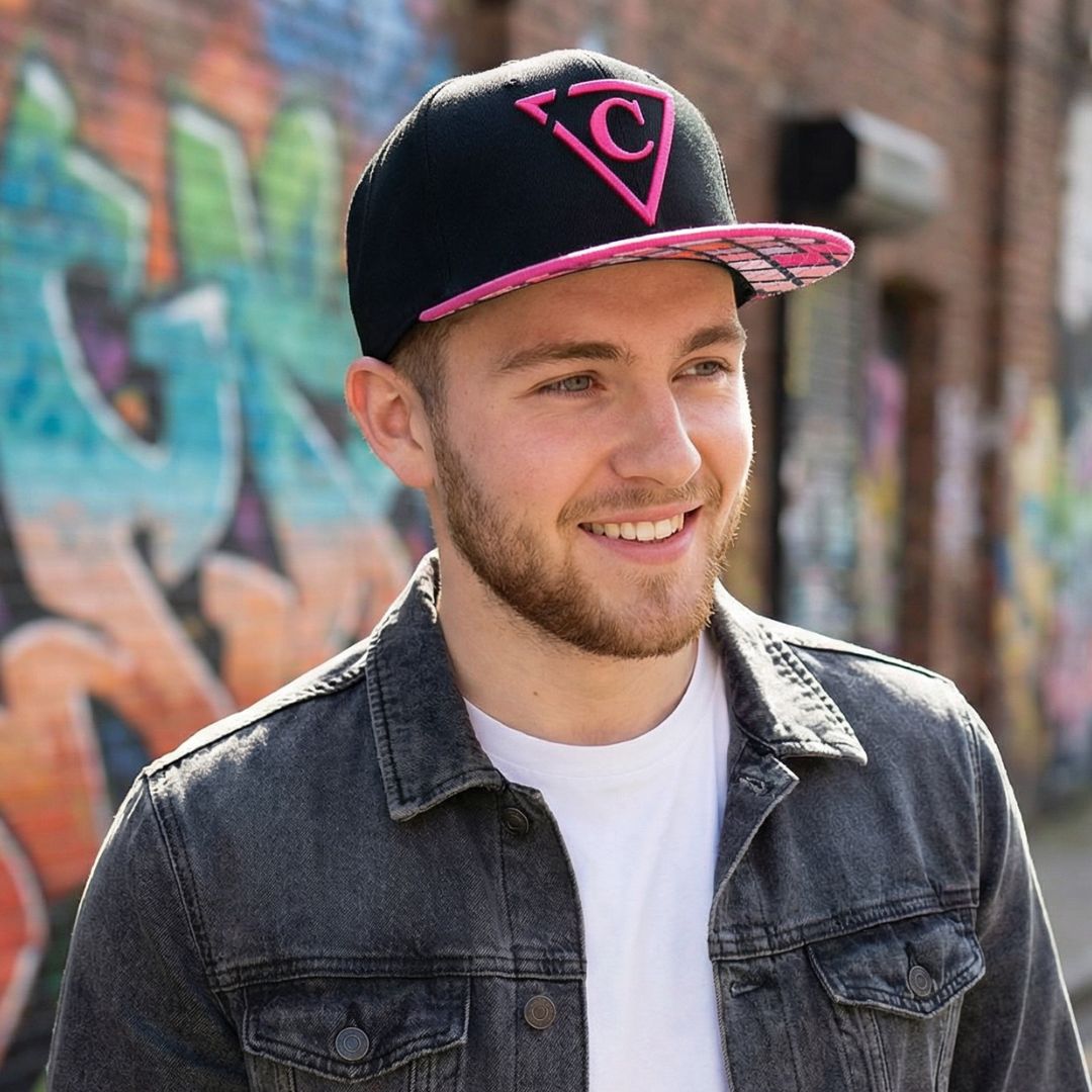 Cappellino Snapback The Grid - Nero/Rosa