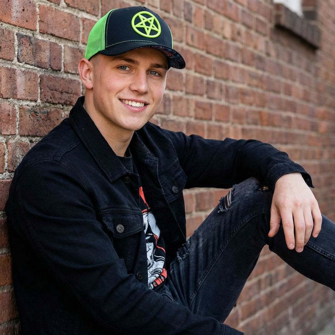 Trucker-Cap „Cursed Nurse“ - Schwarz