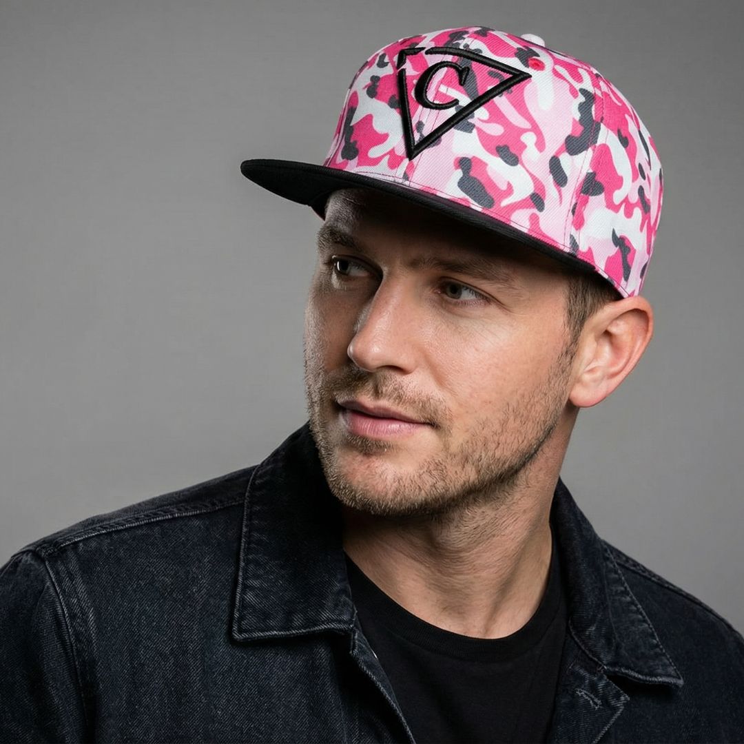 Pink Camo Snapback