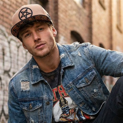 Cursed Priest Snapback - Light Brown