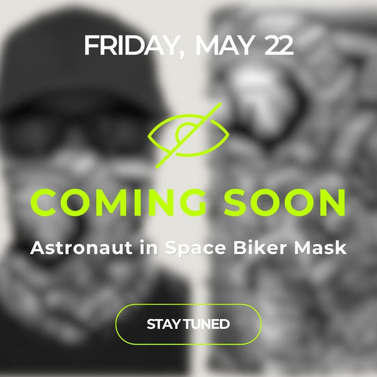 [MAY 22] Astronaut in Space Biker Mask - Grey