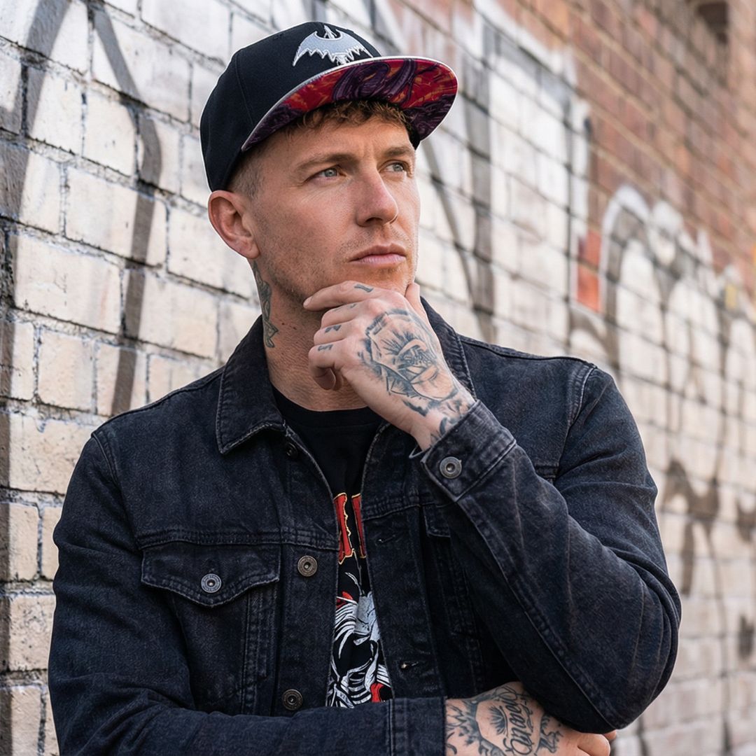 Black Dragon Snapback - Zwart/Grijs Metallic