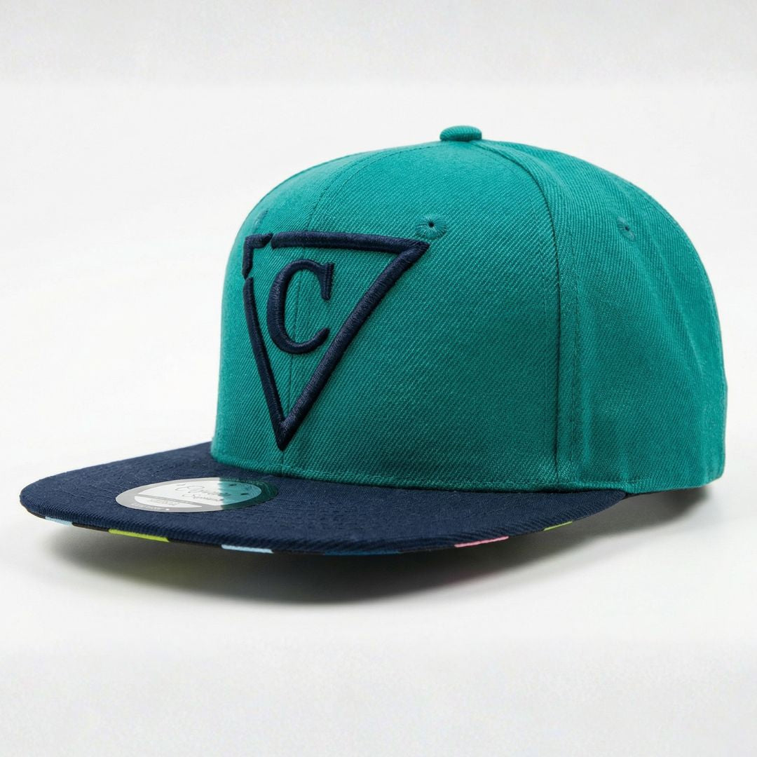 Cappellino Snapback The Square - Verde/Nero
