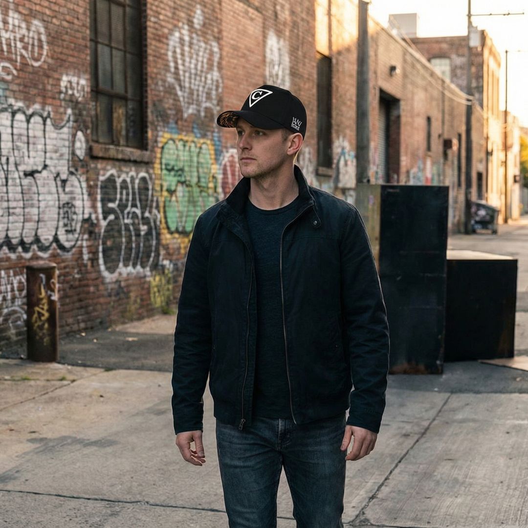 Mighty Lion Curved Baseball Cap - Black