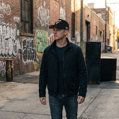 Mighty Lion Curved Baseball Cap - Black