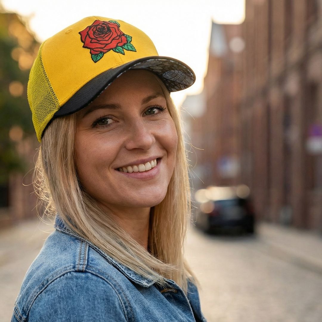 Czapka z daszkiem „Day Of The Dead 2” – żółta