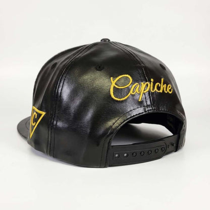 Casquette Snapback The Don is Gone n° 4 - Cuir artificiel noir

