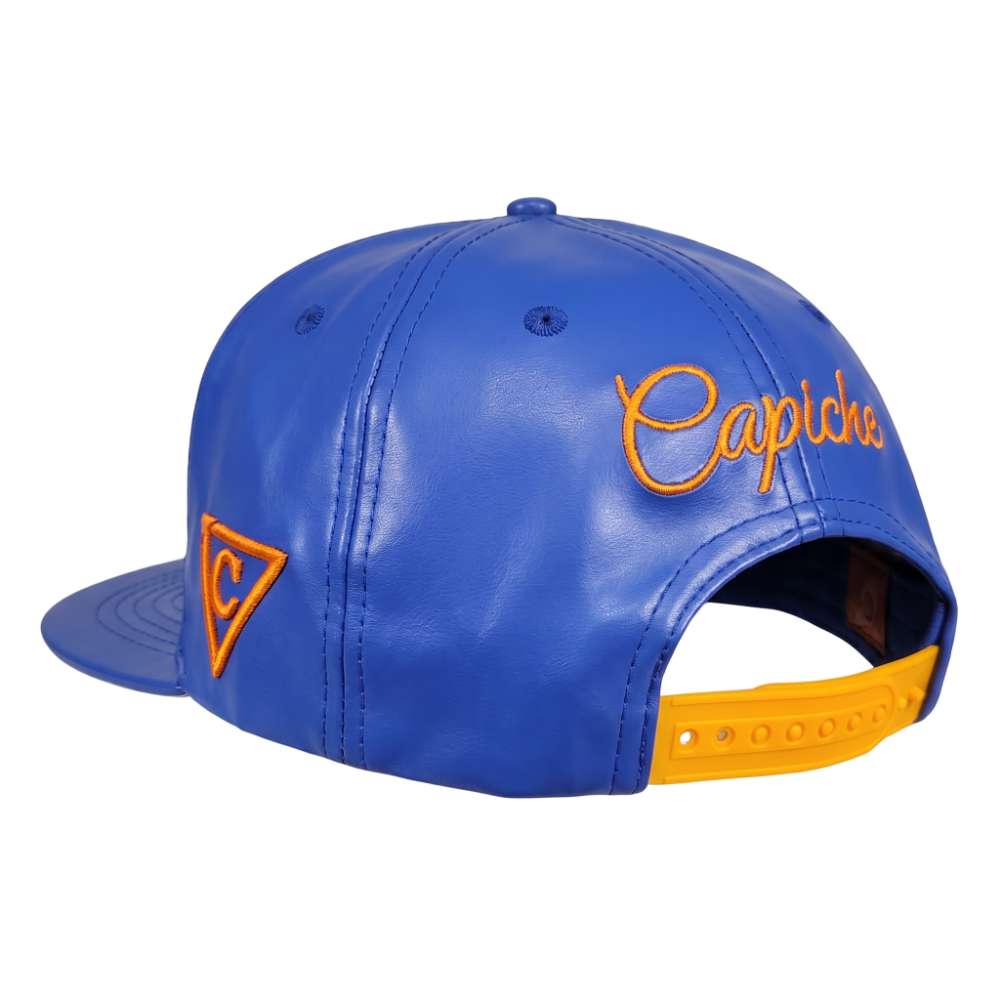 Ride With Us Snapback - Blue Artificial Leather