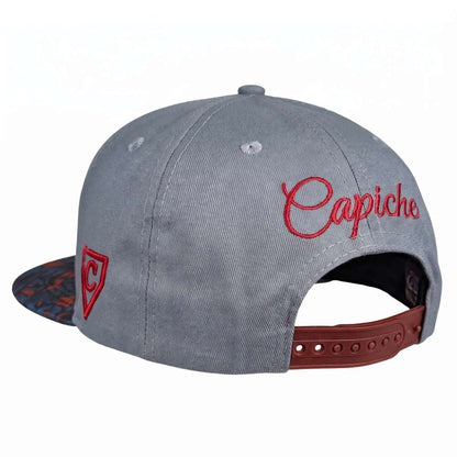 Cappellino Snapback Rock On - Grigio/Rosso