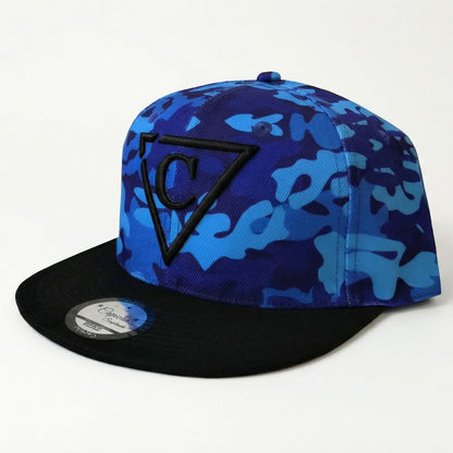 Blue Camo Snapback