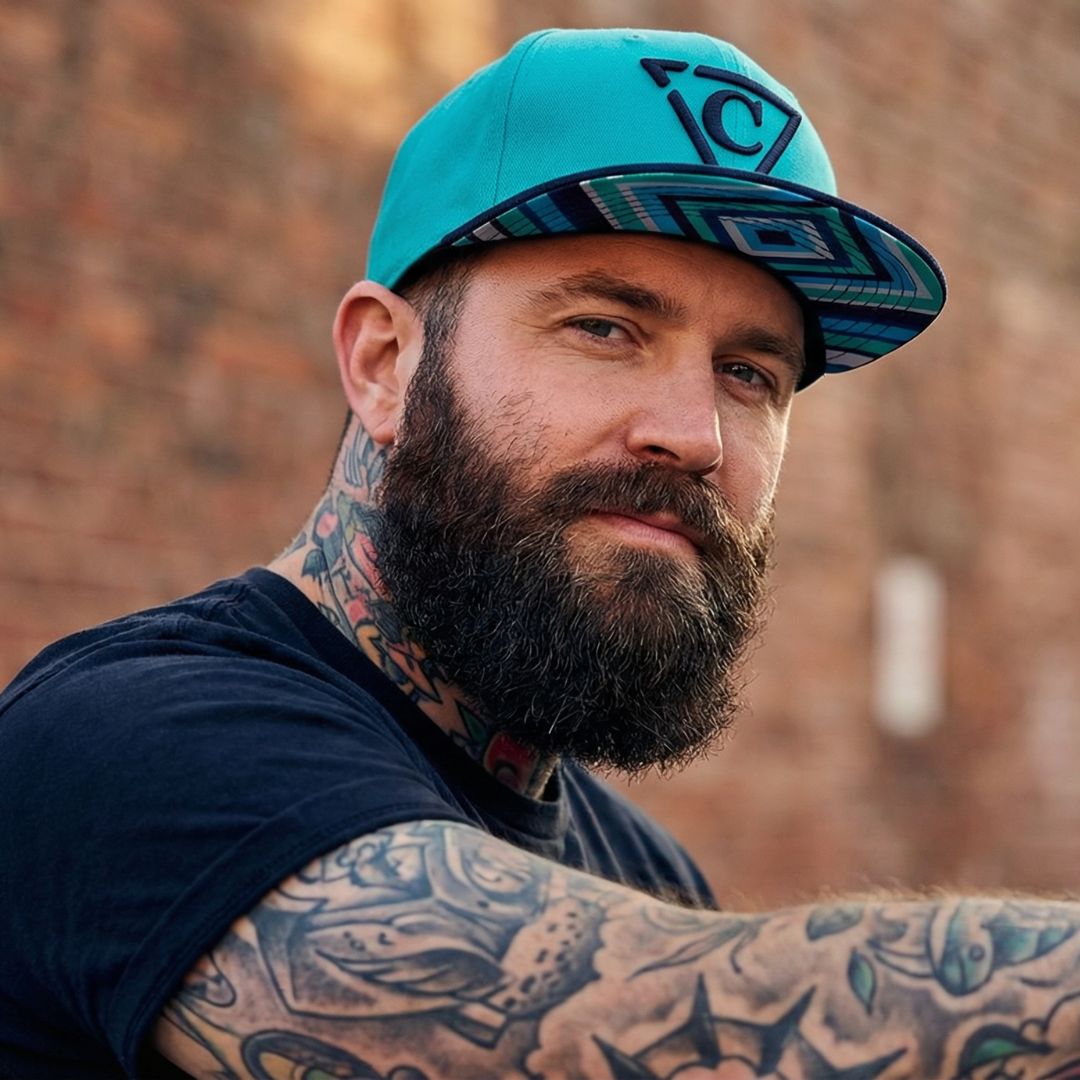 Snapback Diamond - Verde acqua/Nero